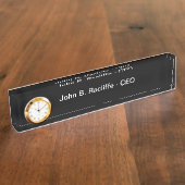 Professionele CEO van Kantoor Company Naambordje (Zijkant)