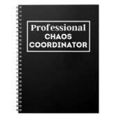 Professionele chaoördinator notitieboek (Voorkant)