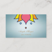 Professionele Charming Professionele Lotus Bloem Visitekaartje (Voorkant)