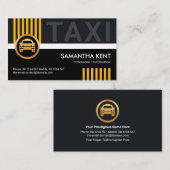 Professionele Chauffeur-cabine voor bedrijfsstijl Visitekaartje (Voorkant / Achterkant)