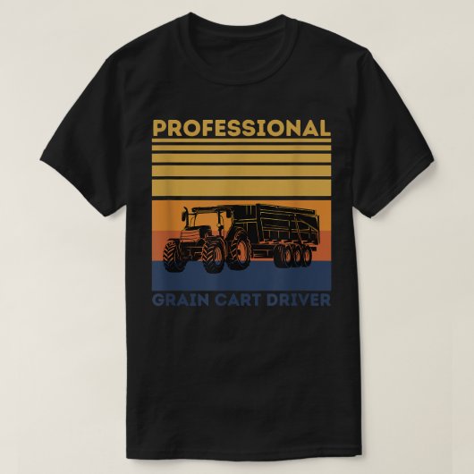 Professionele chauffeur voor korrelwagen t-shirt (Design voorkant)