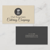 Professionele Chef Catering Company Visitekaartje (Voorkant / Achterkant)