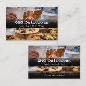 Professionele Chef Cook Food Cooking Restaurant Visitekaartje (Voorkant / Achterkant)