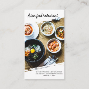 Professionele chef-kok visitekaartje