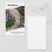 Professionele chef-kok visitekaartje (Voorkant / Achterkant)