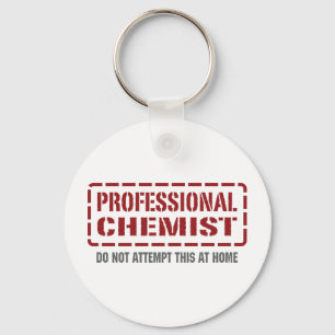 Professionele chemicus sleutelhanger