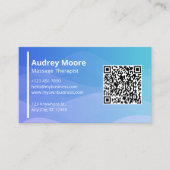 Professionele Chiropractie Reflexologie Massage Visitekaartje (Voorkant)