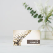 Professionele chiropractor en Gezondheid Visitekaartje (Staand voorkant)