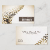 Professionele chiropractor en Gezondheid Visitekaartje (Voorkant / Achterkant)