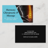Professionele chiropractor Gezondheid Visitekaartje (Voorkant / Achterkant)