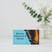 Professionele chiropractor Gezondheid Visitekaartje (Staand voorkant)