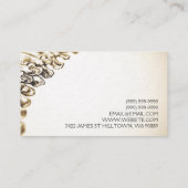 Professionele chiropractor, GezondheidsVisitekaart Visitekaartje (Achterkant)