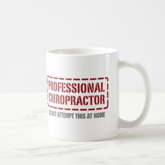 Professionele chiropractor koffiemok (Rechts)