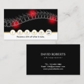 Professionele chiropractor Therapist Loyalty Punch (Voorkant / Achterkant)