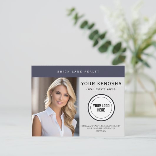 Professionele City makelaar Briefkaart (Staand voorkant)