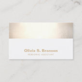 Professionele Classy gouden rand Visitekaartje (Voorkant)