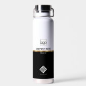 Professionele Client Medewerker Aanwezig QR Code S Waterfles (Achterkant)