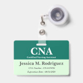 Professionele CNA-ID OF -NAAM Badge (Voorkant met intrekbare clip)