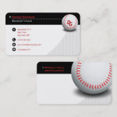 Professionele coach | Baseball Master Sport Visitekaartje (Voorkant / Achterkant)