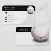 Professionele coach | Baseball Master Sport Visitekaartje (Voorkant / Achterkant)