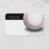 Professionele coach | Baseball Master Sport Visitekaartje (Achterkant)