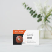 Professionele coach | Basketball Master Sport Visitekaartje (Staand voorkant)