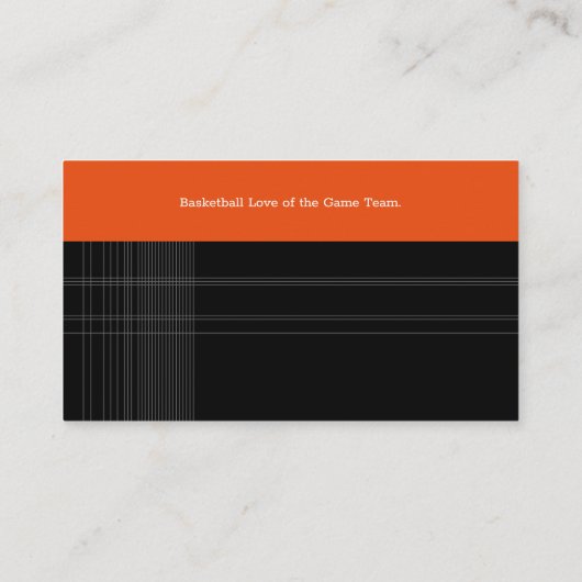 Professionele coach | Basketball Master Sport Visitekaartje (Achterkant)