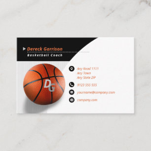 Professionele coach   Basketball Master Sport Visitekaartje