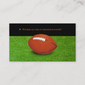 Professionele coach | Rugby Master Sport Visitekaartje (Achterkant)