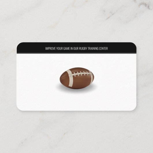 Professionele coach | Rugby Master Sport Visitekaartje (Achterkant)