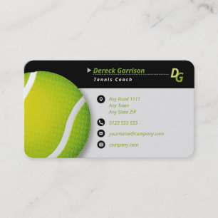 Professionele coach Tennis-mestersport Visitekaartje