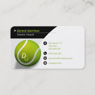Professionele coach Tennis-mestersport Visitekaartje
