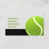 Professionele coach | Toennis Master Sport Visitekaartje (Achterkant)