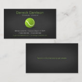 Professionele coach | Toennis Master Sport Visitekaartje (Voorkant / Achterkant)