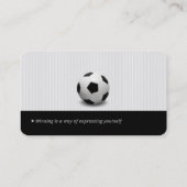 Professionele coach | Voetsport Visitekaartje (Achterkant)