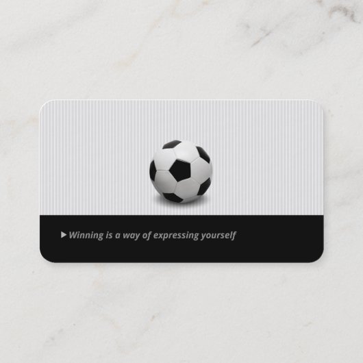 Professionele coach | Voetsport Visitekaartje (Achterkant)