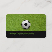 Professionele coach | Voetsport Visitekaartje (Achterkant)