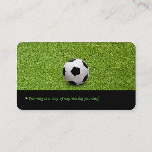 Professionele coach | Voetsport Visitekaartje (Achterkant)