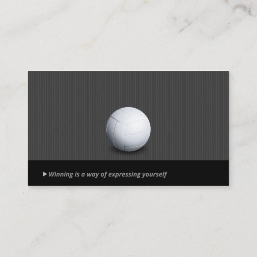 Professionele coach | Volleybalhoofdsport Visitekaartje (Achterkant)