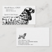 Professionele Cocker Spaniel Hondenfokkerij Visitekaartje (Voorkant / Achterkant)