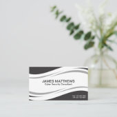 Professionele Computer Cyber Security Consultant Visitekaartje (Staand voorkant)