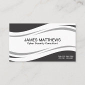Professionele Computer Cyber Security Consultant Visitekaartje (Voorkant)