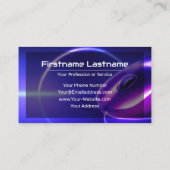 Professionele computer hardware experts muis visitekaartje (Achterkant)