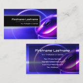 Professionele computer hardware experts muis visitekaartje (Voorkant / Achterkant)