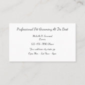 Professionele computergroei visitekaartje (Achterkant)