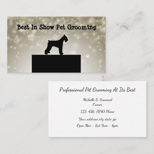 Professionele computergroei visitekaartje (Voorkant / Achterkant)