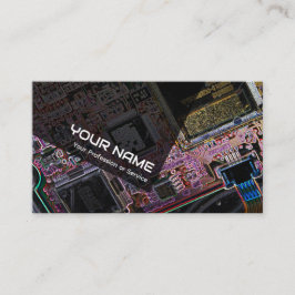 Professionele computerhardwareexperts visitekaartje