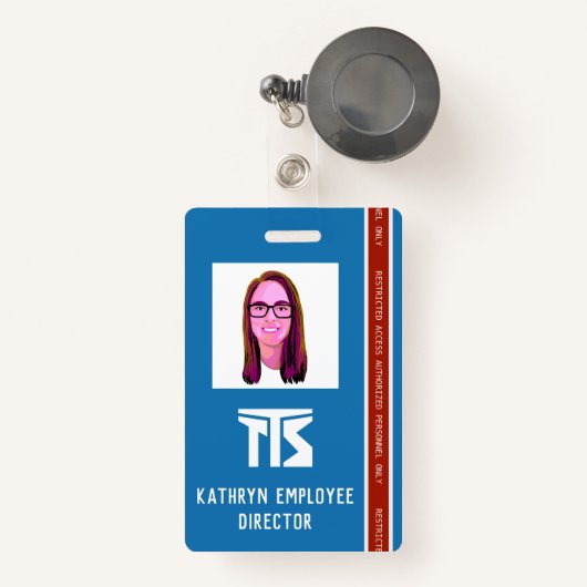 Professionele constructie met hoog risico badge (Voorkant met intrekbare)