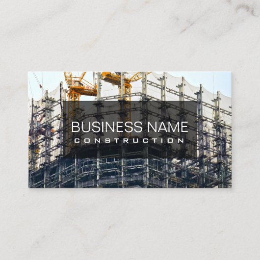 Professionele constructie visitekaartje (Voorkant)