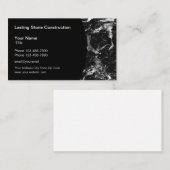 Professionele constructie visitekaartje (Voorkant / Achterkant)